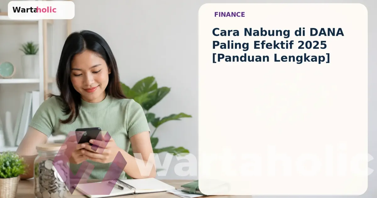 Cara Nabung di DANA